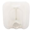 Picture of 5 Gallon Natural HDPE Plastic Square Tight Head Pail, 70 mm, 8 TPI, No Vent Stem, w/ Dust Cap, UN Rated