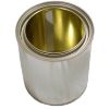 Picture of 1 Quart Round Metal Paint Can, Gold Phenolic Lining w/ Cover, VPPA Strip