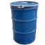 Picture of 55 Gallon Blue Open Head Steel Reconditioned Drum, 2 " & 3/4" TriSure Fitting, Bolt Ring