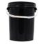 Picture of 5 Gallon Black Regrind HDPE Plastic Regrind Screw Top Pail, New Generation, UN Rated