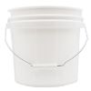 Picture of 3.9 Gallon White HDPE Plastic Open Head Pail, UN Rated