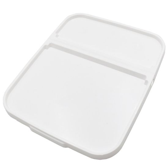 Picture of 8-13 Gallon White HDPE Plastic EZ Stor Cover