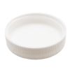Picture of 45 mm, 45-400 White Ribbed, Matte Top, PP Plastic Cap w/ F217 Liner