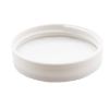 Picture of 53-400 White PP Matte Top, Ribbed Sides Plastic Cap w/ SG75 Printed Liner (Heat Seal For PE)