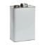 Picture of 1 Gallon White F-Style Metal Can, Unlined, 1 3/4" Delta, Off Center, 610x907 (Bulk Pallet)