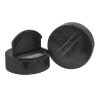 Picture of 53 mm, 53-485 Black PP Plastic Dual Dispensing Flip Top Cap, 3 Hole, .300 Pour, w/ PS113 Liner