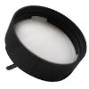Picture of 53 mm, 53-485 Black PP Plastic Dual Dispensing Flip Top Cap, 3 Hole, .300 Pour, w/ PS113 Liner
