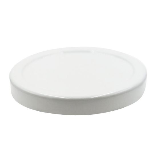 Picture of 20 MM White Metal Plastisol Lined Twist-Off Cap w/ Button
