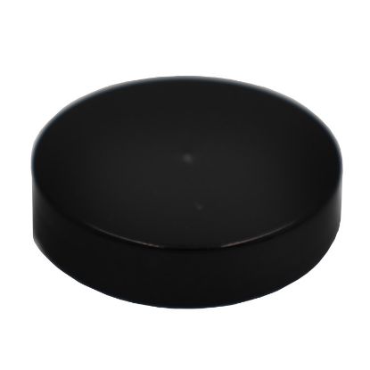 Picture of 48mm, 48-400 Black Smooth PP Plastic Cap, Unlined