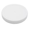 Picture of 110mm, 110-400 White Ribbed, Matte Top, Plastic Cap, Unlined
