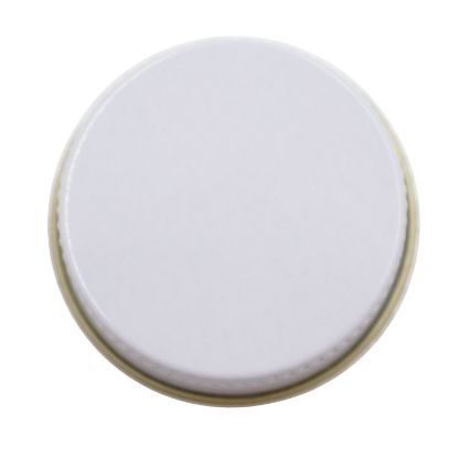 Picture of 38-400 White Metal Screw Cap, Pulp & Poly Liner