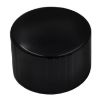 Picture of 33 mm, 33-430 Black Phenolic Plastic Screw Cap, w/ Poly Seal Liner