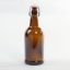 Picture of 1000 ml (32 oz.) Amber Glass Swing Top Grolsch Beer Bottle, 26-611, w/ Swing-Top Cap