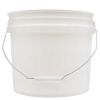 Picture of 3.5 Gallon White HDPE Plastic Open Head Pail