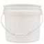 Picture of 3.5 Gallon White HDPE Plastic Open Head Pail