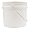 Picture of 3.5 Gallon White HDPE Plastic Open Head Pail