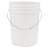 Picture of 20 Liter Natural HDPE Plastic Open Head Pail w/ Metal Handle