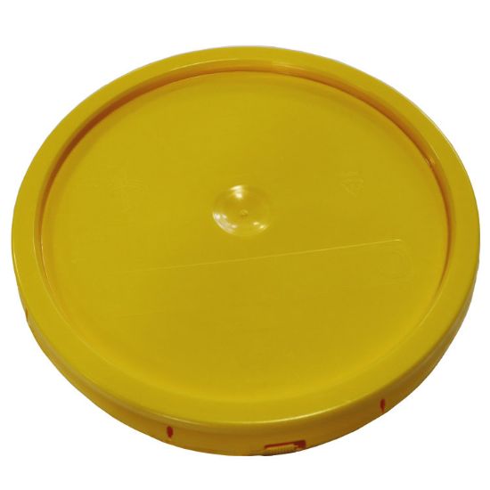 Picture of 3.5-6-Gallon Yellow HDPE Plastic Pail Cover