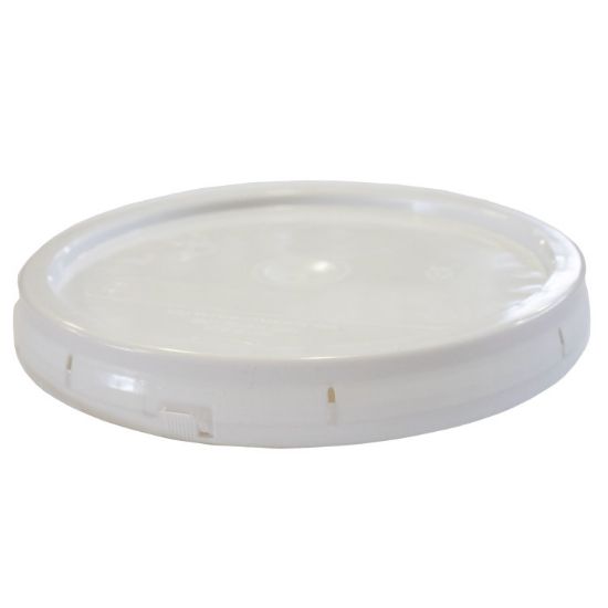 Picture of 5-Gallon Ivory White HDPE Plastic Pail Cover