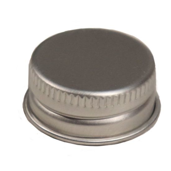 Picture of 24-400 Silver Aluminum Cap with PE Liner