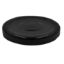 Picture of 70 mm Black Metal Plastisol Lined Cap w/ Button
