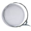 Picture of 20 Liter White Unlined Tin Plate Pail Cover w/ Metal Lever Lock Ring