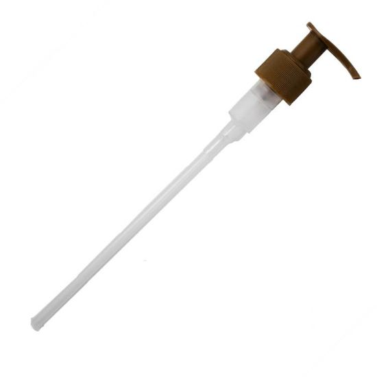 Picture of 24-410 GOLD PP RIBBED SIDE LOTION PUMP, 204 MM DIP TUBE