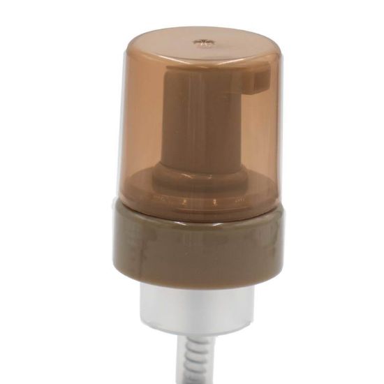 Picture of 43 MM GOLD PP FOAM PUMP, 177MM DIP TUBE, @400, TRANSPARENT GOLD CAP