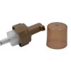 Picture of 43 MM GOLD PP FOAM PUMP, 177MM DIP TUBE, @400, TRANSPARENT GOLD CAP