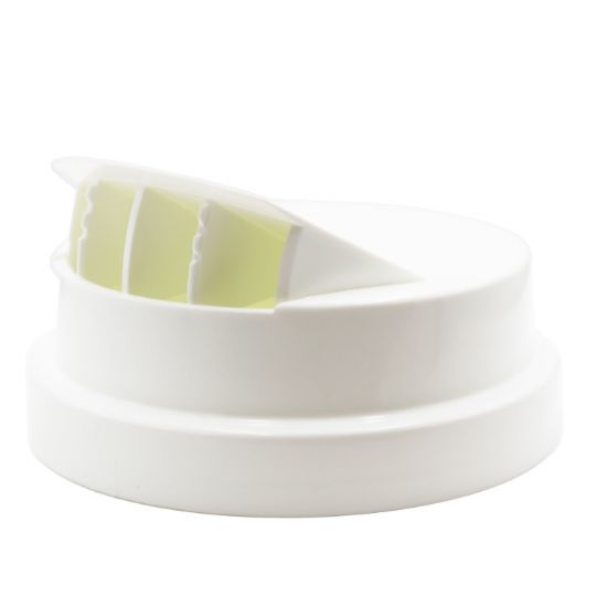Picture of 110 mm, 110-400 White PP Plastic Side Pour Flapper Dispensing Cap