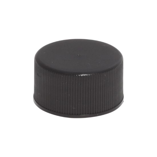 Picture of 24-414 Black PP Matte Top, Ribbed Sides Cap w/ F217 Liner