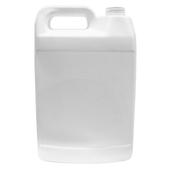 Picture of 128 OZ WHITE HDPE F-STYLE RECTANGULAR BOTTLE, 38-400 NECK FINISH, 140 GRAM