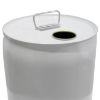 Picture of 5 Gallon White Steel Tight Head Steel Pail, Gold Phenolic Lined, w/ Rieke Fitting, UN Rated
