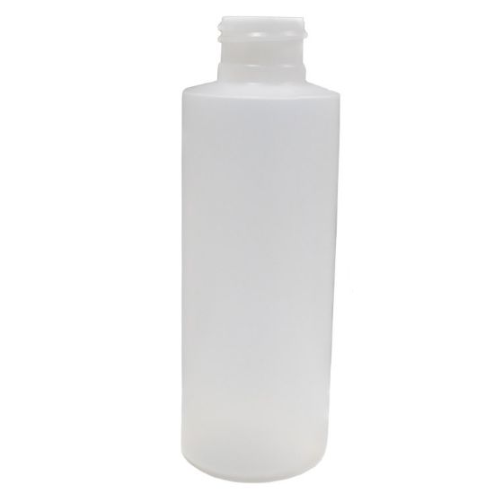 Picture of 4 OZ NATURAL HDPE CYLINDER, 24-410 NECK, UNFLAMED