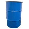 Picture of 55 Gallon Blue Steel Open Head Drum, White Cover, Unlined, No Fittings, Top Lever Lock Ring, UN Rated