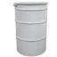 Picture of 55 Gallon White Steel Open Head Drum, Phenolic Lining, 2" X 3/4" Nylon Tri-Sure, Lever Lock Ring, UN Rated