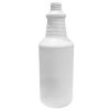 Picture of 32 OZ WHITE HDPE DECANTER, 28-410 NECK FINISH, 52 GRAM, FLAMED