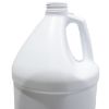 Picture of 128 OZ BLUE/WHITE HDPE INDUSTRIAL ROUND BOTTLE,  38-400 NECK FINISH, 120 GRAM
