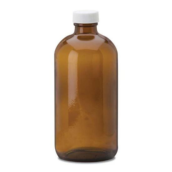 Picture of 16 oz Amber Boston Round, 28-400