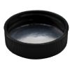 Picture of 38-400 BLACK PP RIBBED SCREW TOP CAP W/ FOIL LINER