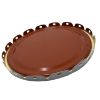 Picture of 5 GALLON GRAY RED PHENOLIC STEEL LUG COVER, 26 GAUGE, NO FITTING