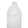 Picture of 64 oz Natural HDPE Plastic Industrial Round Bottle, 38-400 Neck Finish, w/ 4 3/4" Label Panel, 65 Gram