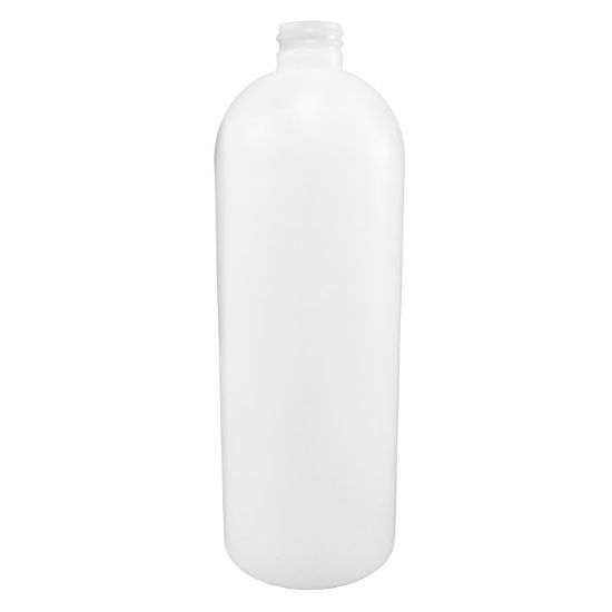 Picture of 32 oz HDPE Plastic Natural Bullet Bottle, 28-410 Neck Finish