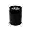 Picture of 1 Gallon Black Steel Tight Head Pail, Rust Inhibited, Offset Rieke Prep w/ Dust Cap, UN Rated
