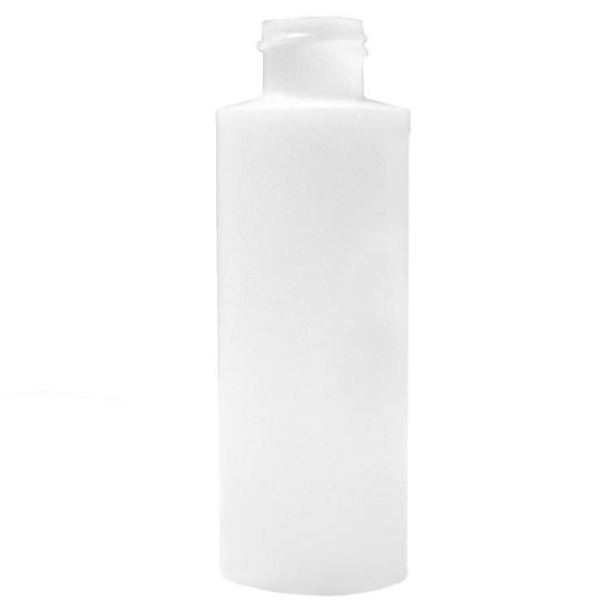 Picture of 4 oz Natural HDPE Plastic Cylinder Styleline Bottle, 24-410
