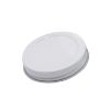 Picture of 58 mm, 58-400 White Metal Screw Cap, No Button, w/ Plastisol Liner