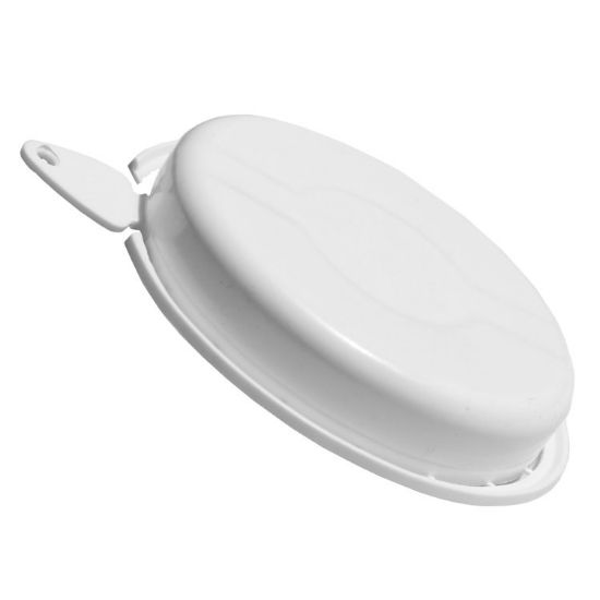 Picture of 3/4" White Aluminum Tab-Seal Style Cap