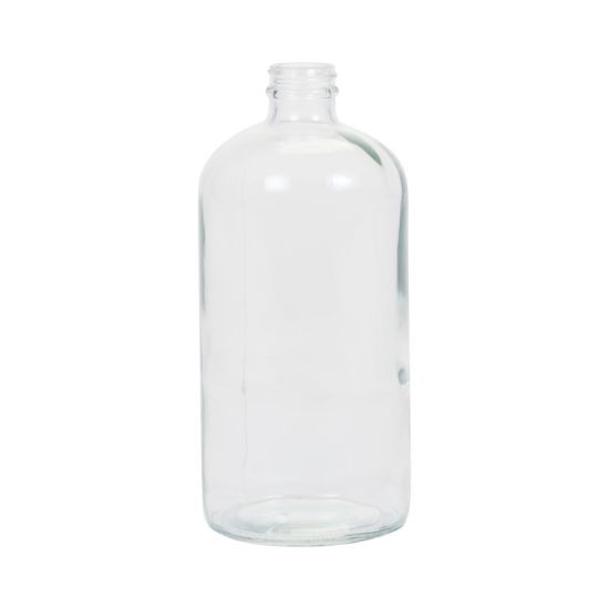 Picture of 32 oz Flint Glass Boston Round Bottle, 33-400
