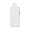 Picture of 32 oz Flint Boston Round Bottle, 33-400 w/ Black Phenolic Cap