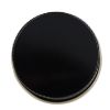 Picture of 128 oz Flint Glass Round Jug, w/ 38-400 Black/Gold Metal PALF Cap, Metal Black Palf Cap, 4 x1, Kraft Box